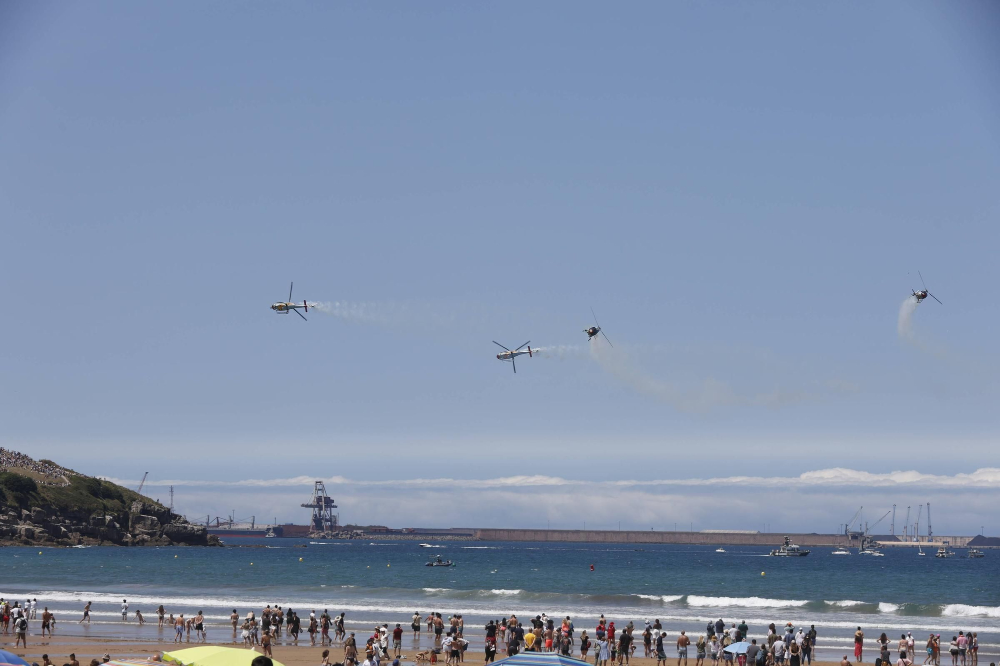El espectacular y multitudinario Festival Aéreo de Gijón, en imágenes