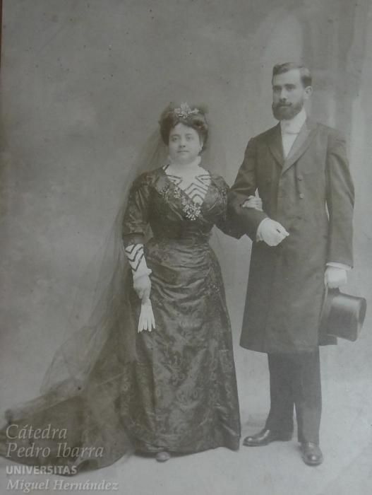 Boda de Julio M. López Orozco con Esperanza Álvarez (1909)