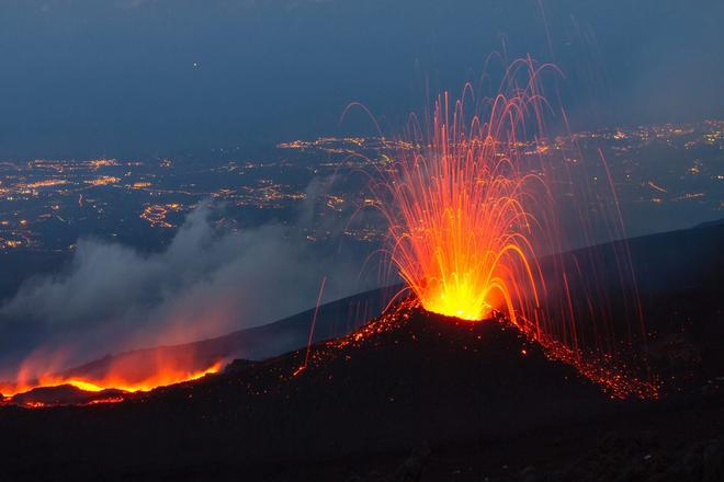 Etna, volcanes activos