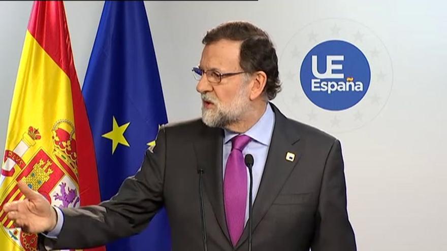 Vídeo / Rajoy: "Yo he decidido que no voy a hacer ninguna moción de censura contra Pablo Iglesias"