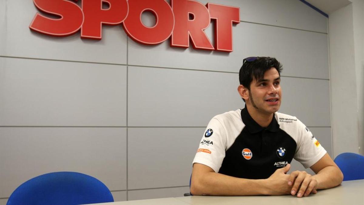 Jordi Torres en su visita a SPORT