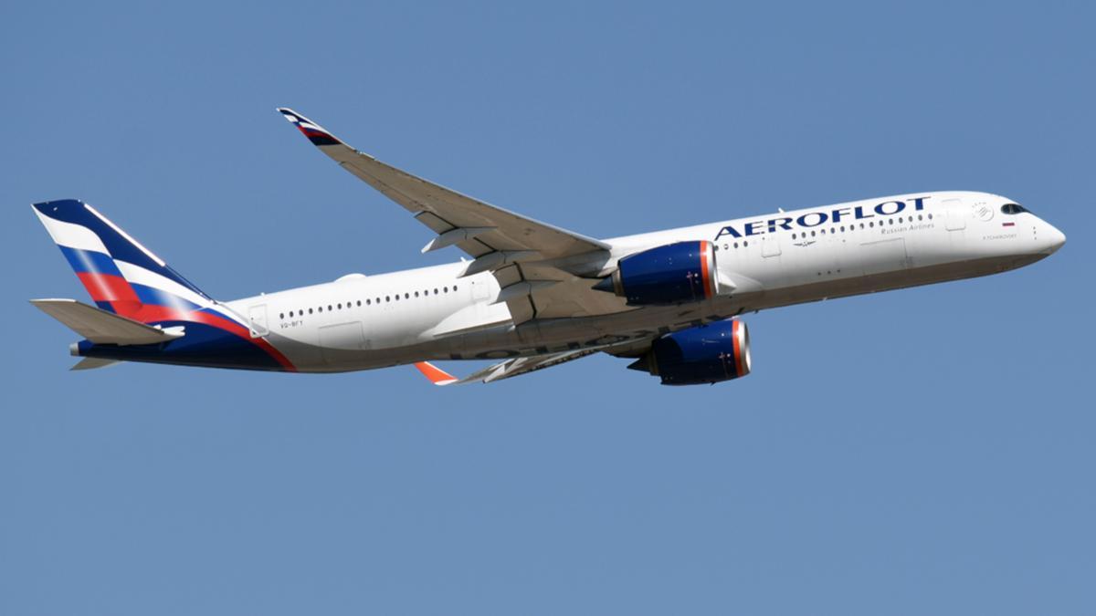 Un avió de la companyia russa Aeroflot