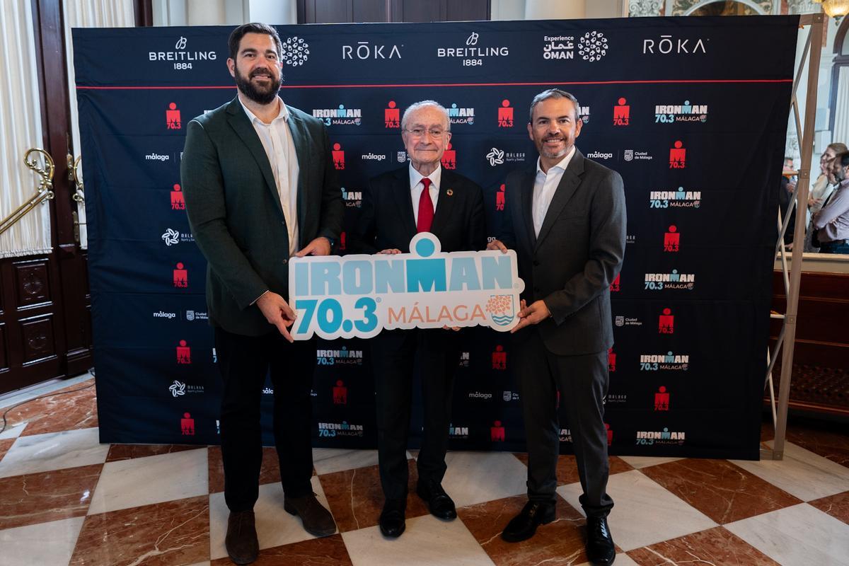 Presentación dela prueba de triatlón Ironman de Málaga en octubre de 2026.