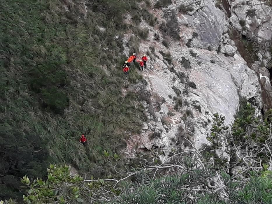 Una escaladora, herida al sufrir una caída cuando prácticaba rápel en Sóller