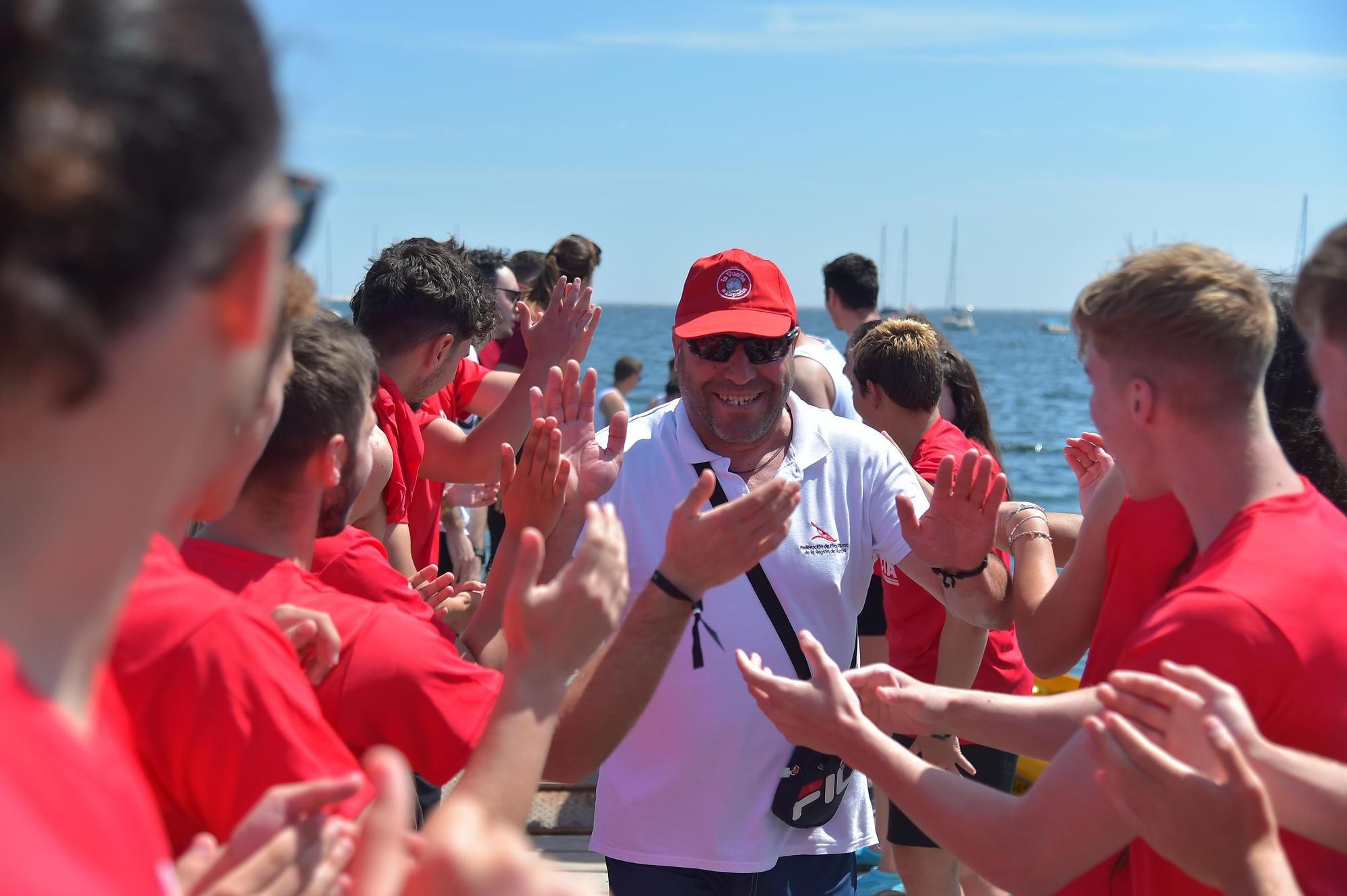 Así ha sido el campeonato de piragüismo Interuniversidad Playa Barnuevo en San Pedro