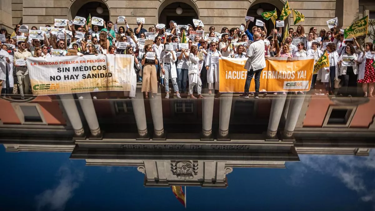 El 31% de los médicos secunda la jornada de huelga en Canarias