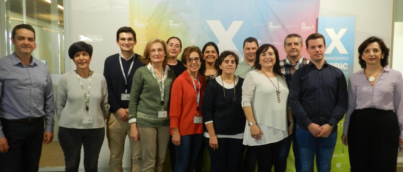 Grupo de investigación del Imibic 'Cuidados integrales enfermeros'.