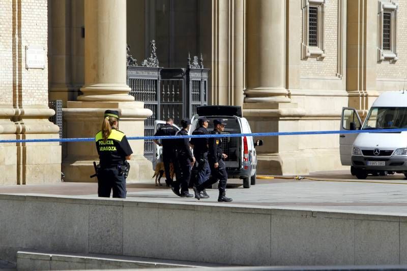 Fotogalería: Explosión en el interior de la basílica del Pilar