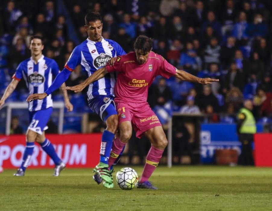 Valerón vivió un regreso muy especial a Riazor