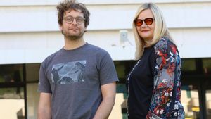 Severin Fiala y Veronika Franz en el festival de Sitges.