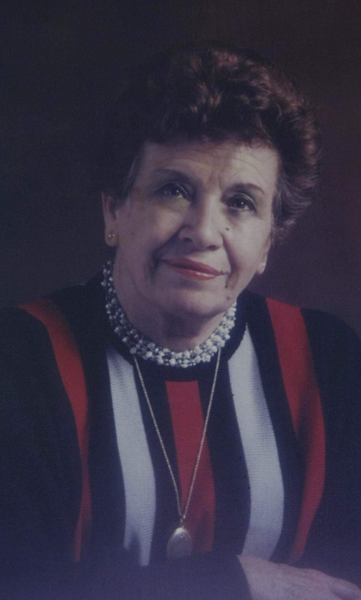 Pura Tomás en sus tiempos de concejala del Ayuntamiento de Oviedo