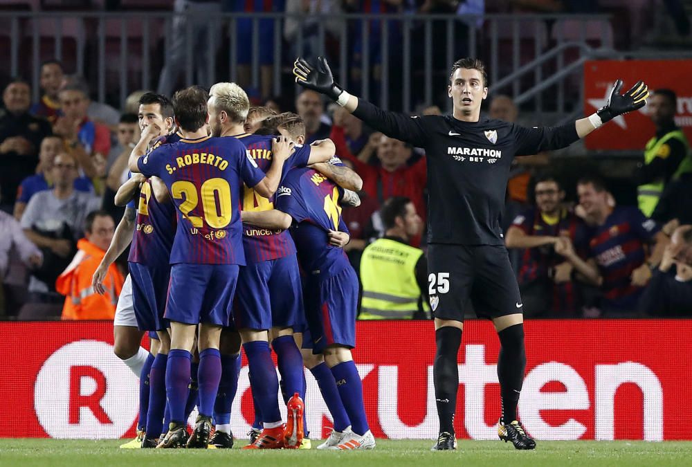 Les millors imatges del Barça - Màlaga (2-0)