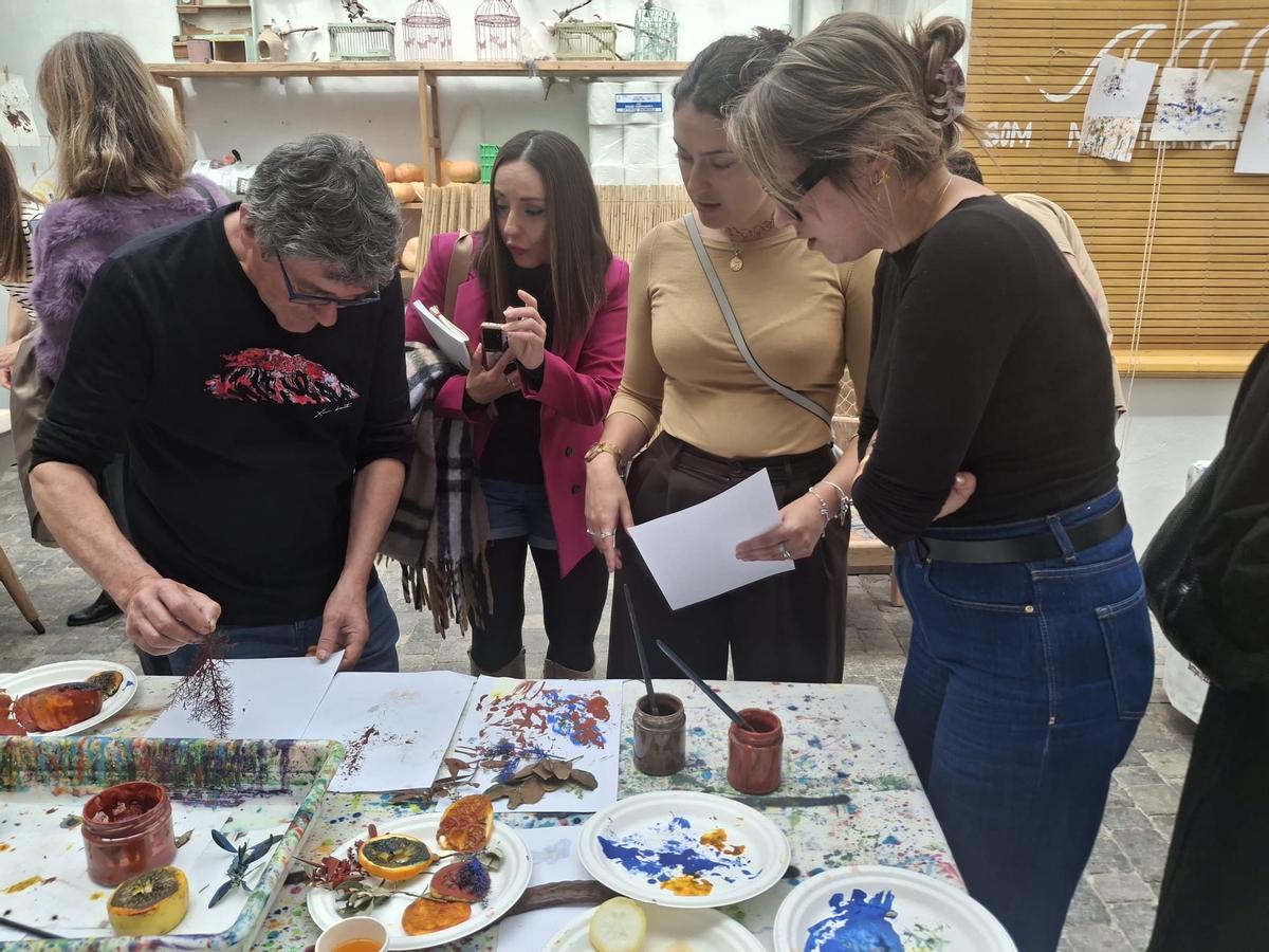 El taller de pintura con aceite del artista Ximo Canet