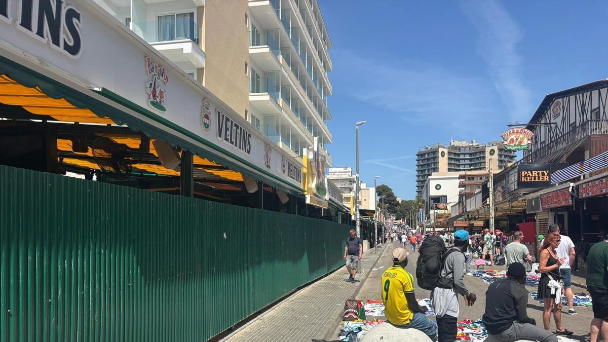 So sieht es Ende April am Bamboleo an der Playa de Palma aus.