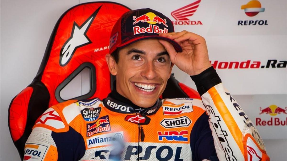 Marc Márquez, en el circuito de Portimão.