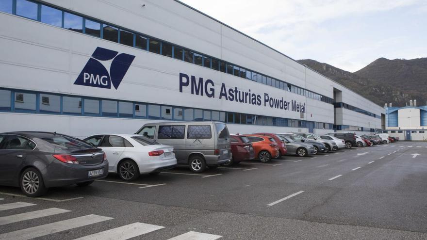 La factoría de PMG Asturias Powder Metal, en el concejo de Mieres. | Fernando Rodríguez
