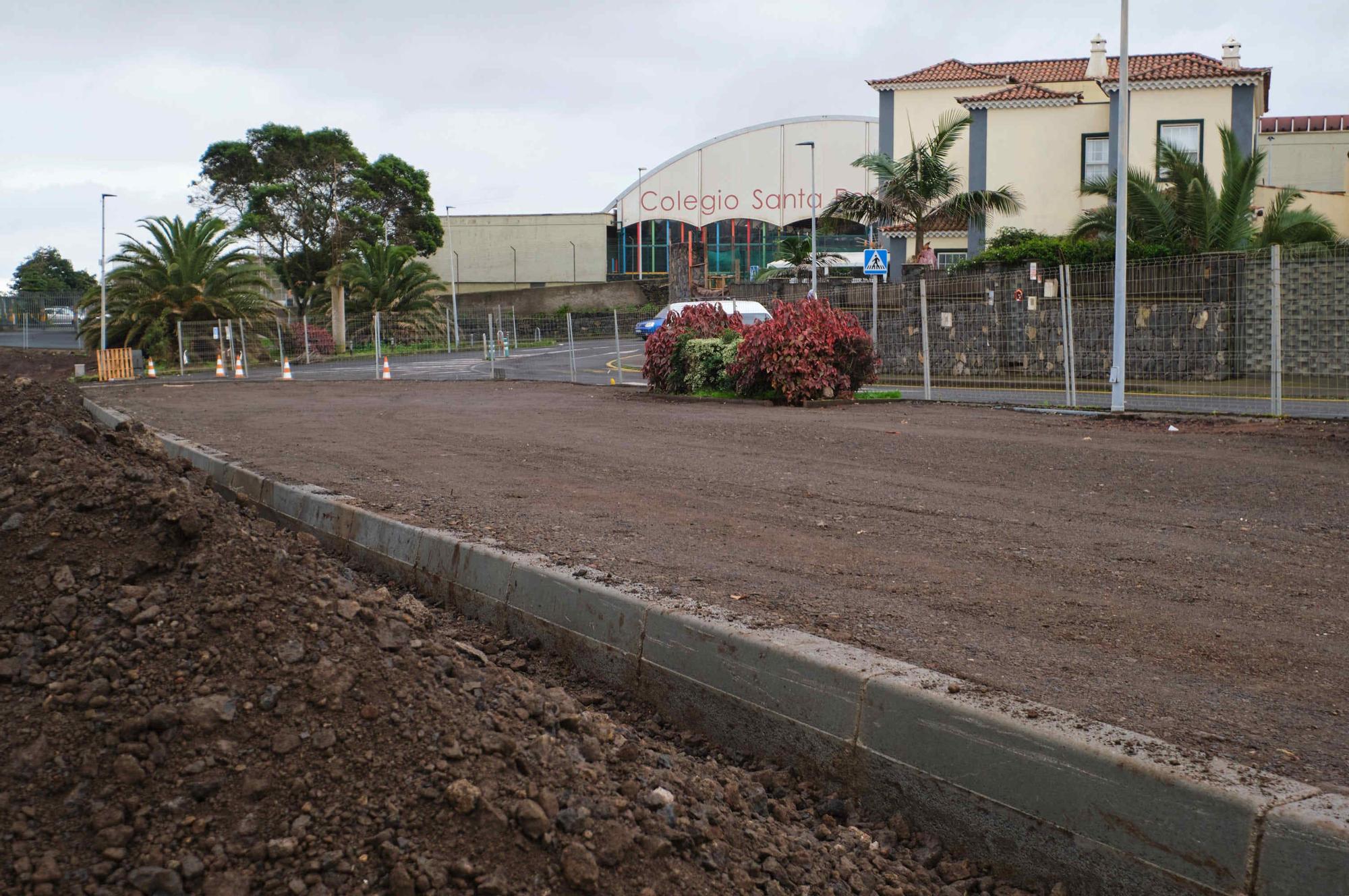 Obras de la pasarela del Padre Anchieta