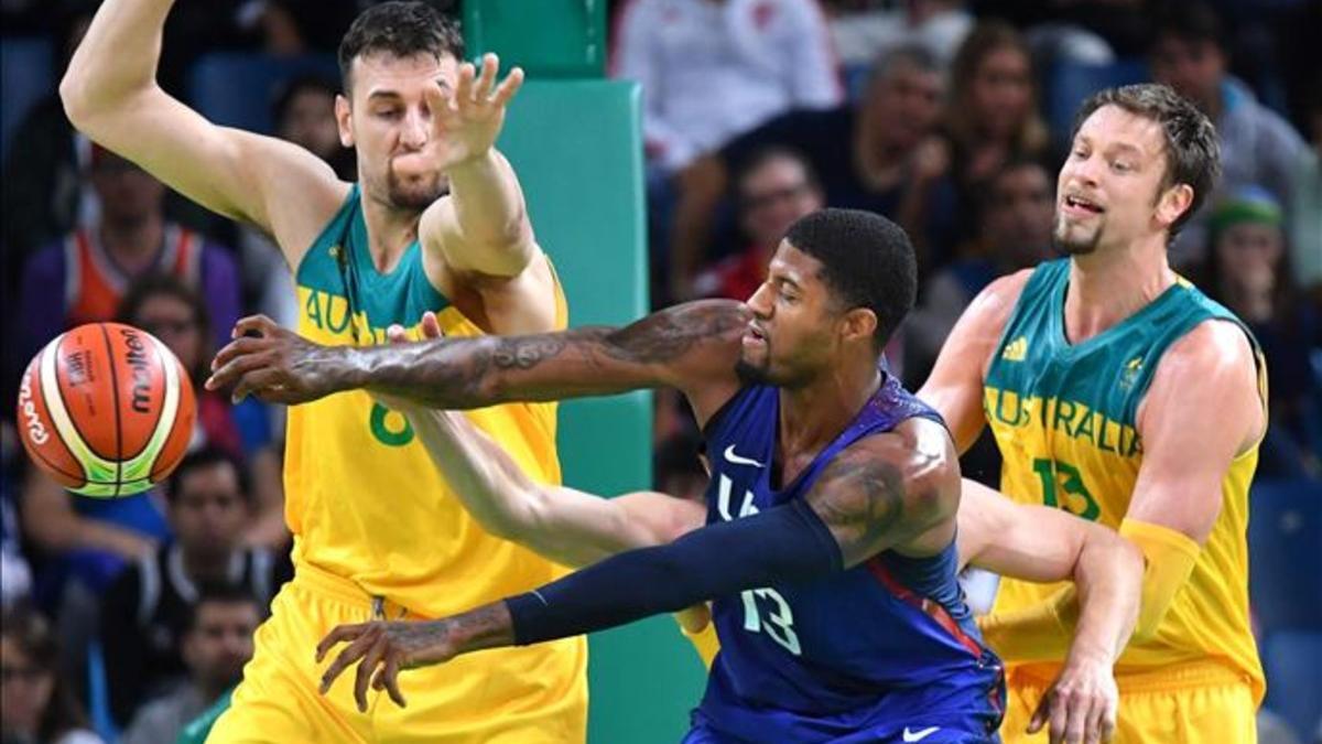 Australia presentó batalla hasta el final y solo cedió por el acierto de Carmelo Anthony