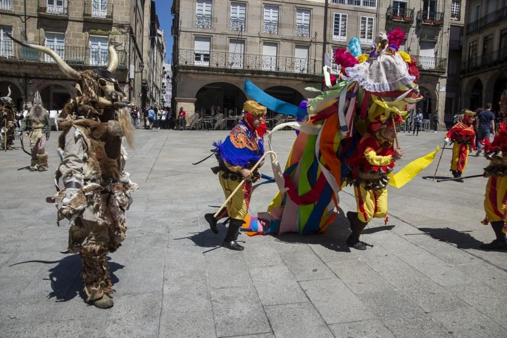 El Entroido vuelve a las calles de Ourense. // Carlos Peteiro