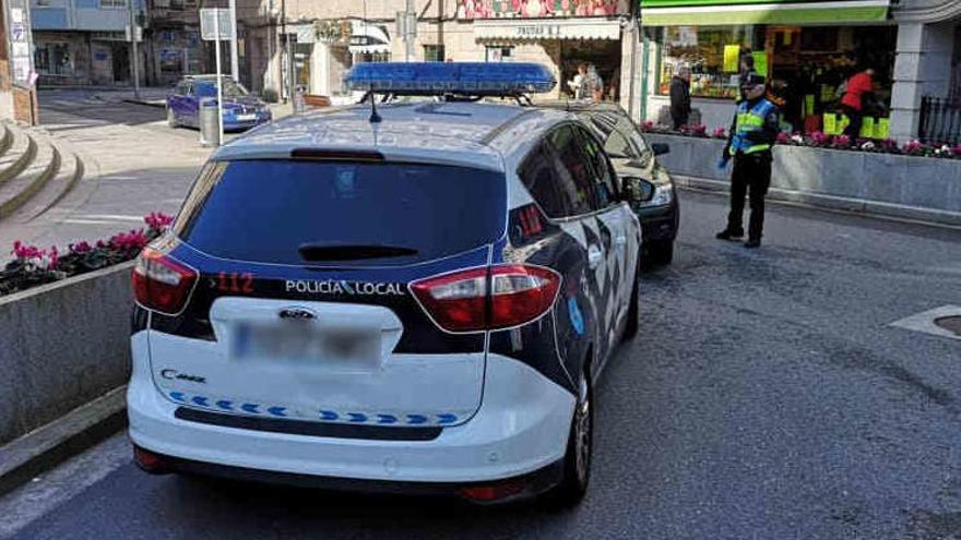 Un control de la Policía Local de Marín. // Policía Local FB