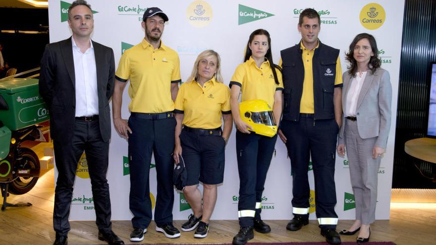 Presentación del nuevo vestuario de Correos.