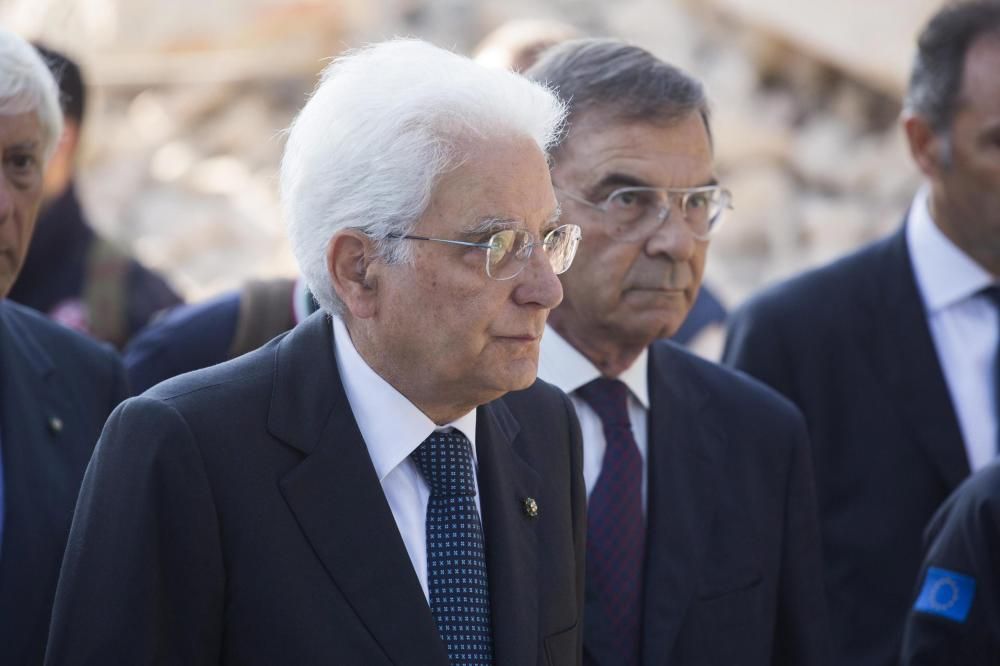 Funeral por las víctimas del terremoto de Italia