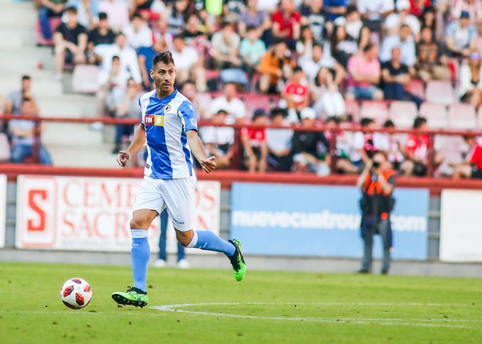 El Hércules empata en Las Gaunas ante el Logroñés y pasa a la final del playoff de ascenso