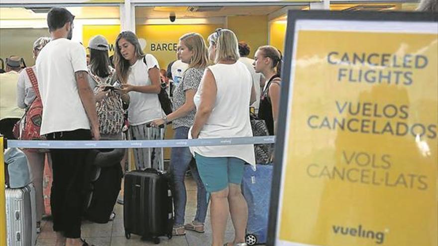 Aeropuertos al rojo vivo