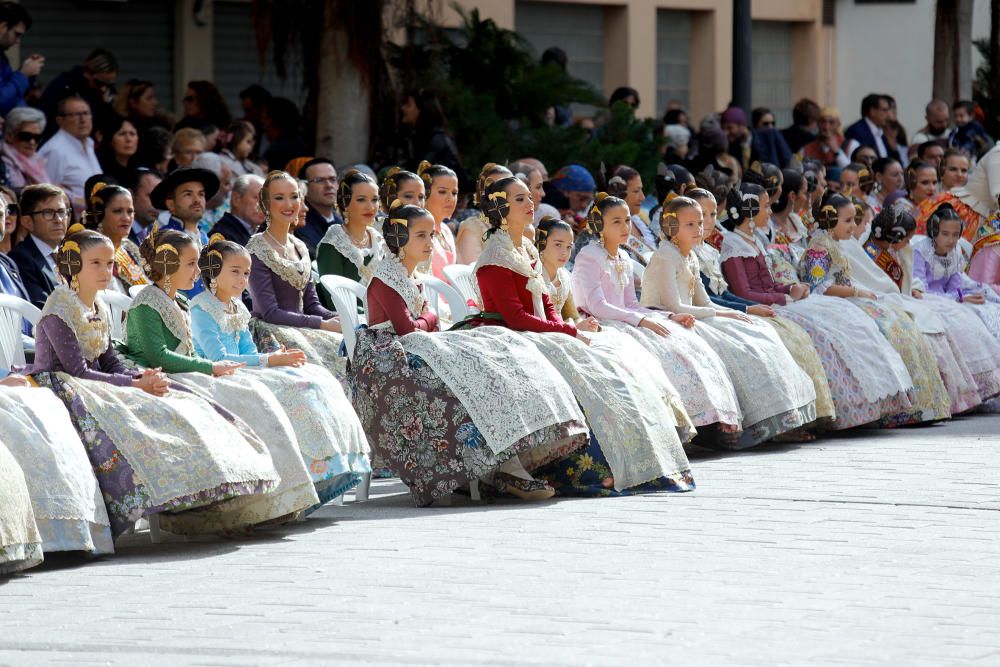 Homenaje a la Senyera de las fallas del Marítimo