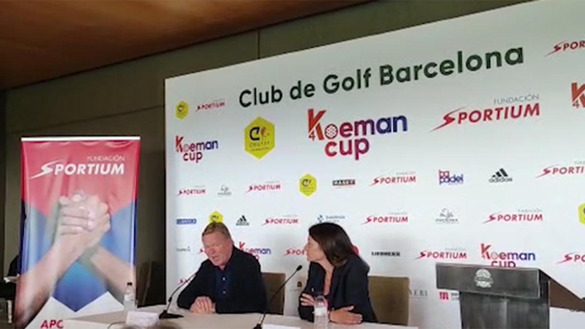 Koeman: "Pido que Xavi tenga el apoyo del presidente que yo no tuve"