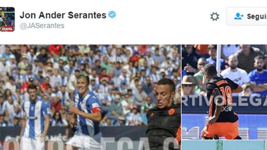 El meta del Leganés &#039;se olvida&#039; de esta foto