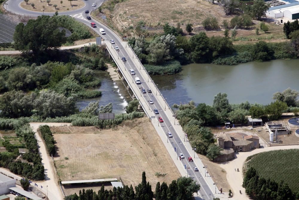 El Baix Ter des de l''aire