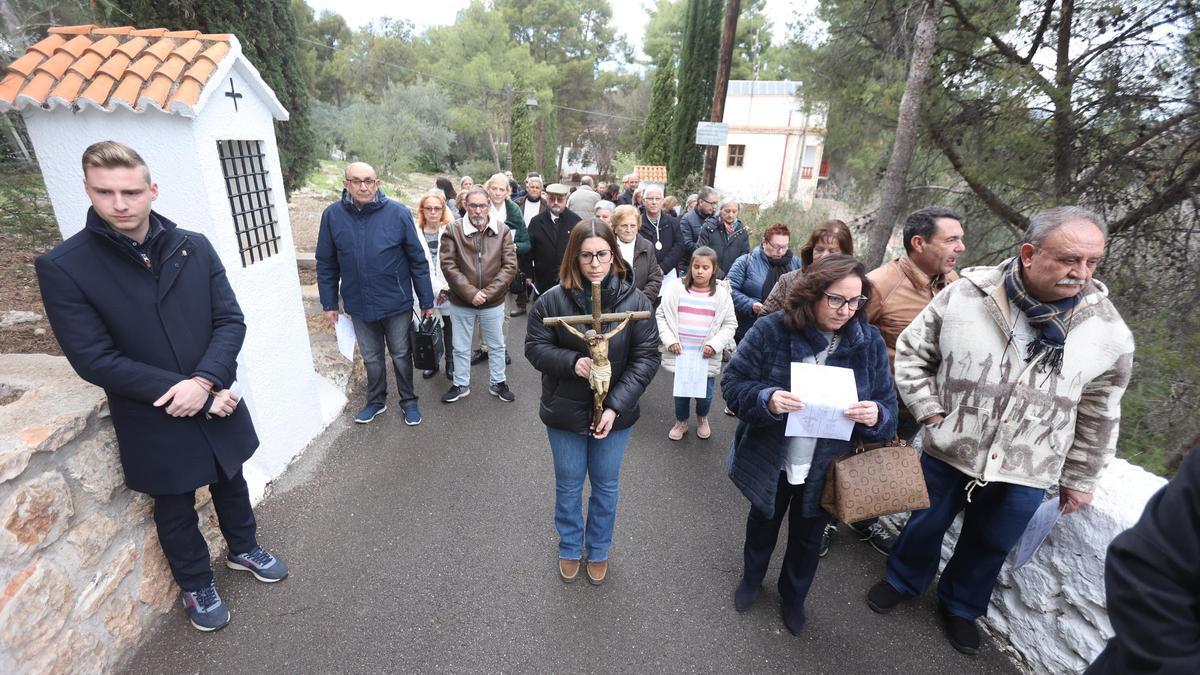 Fotos del vía crucis por el calvario de la ermita del Termet en Vila-real