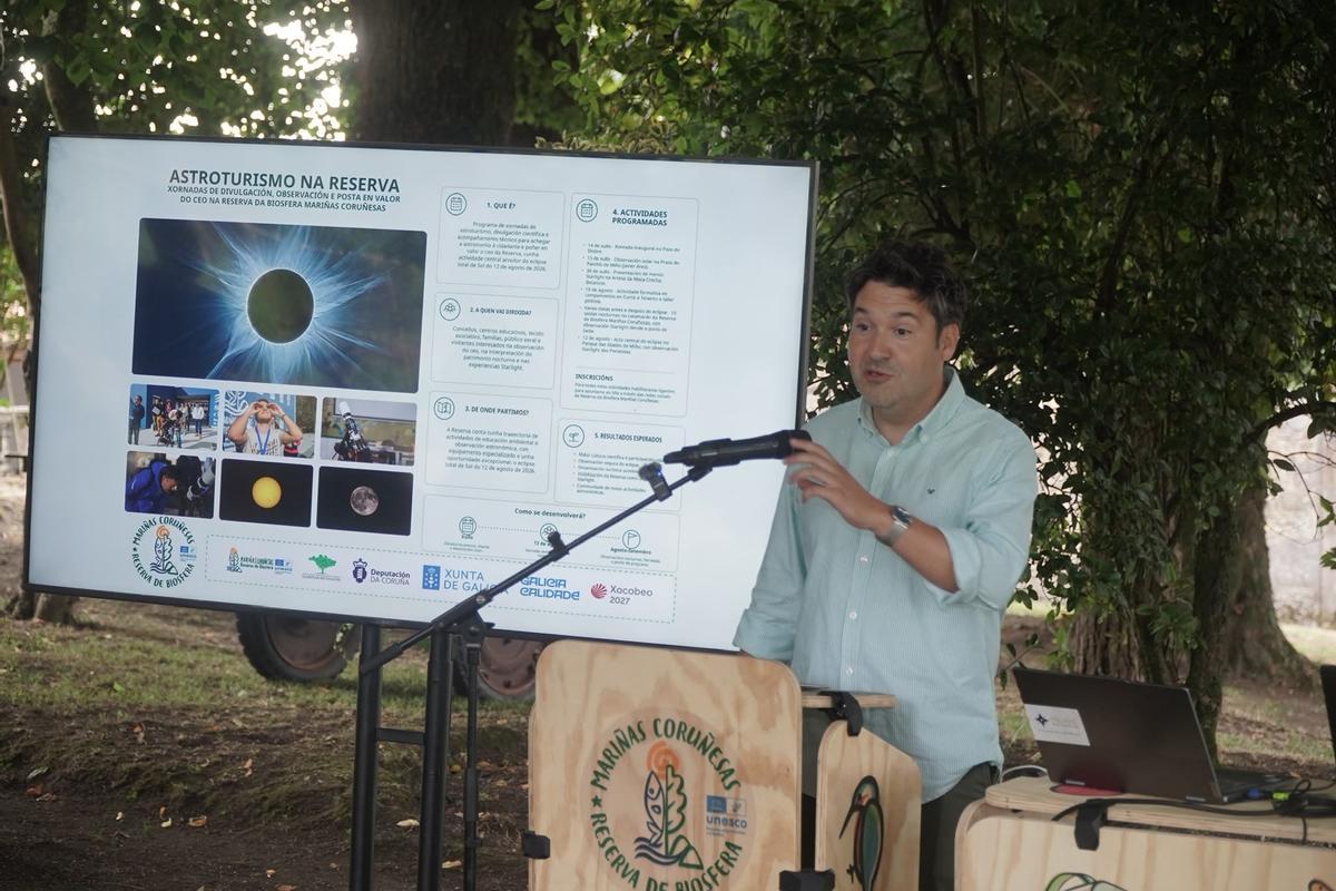 Astroturismo en la Reserva de la Biosfera das Mariñas Coruñesas