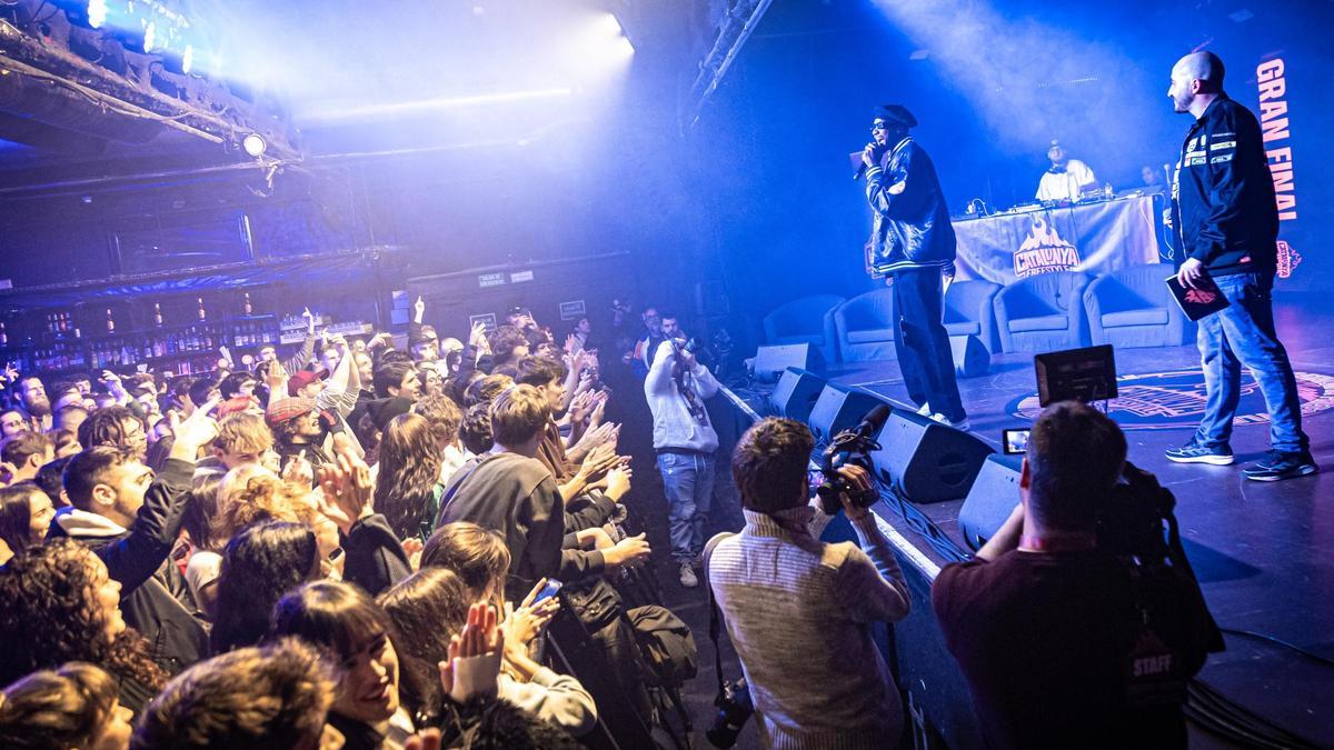 Final de la primera temporada de Catalunya Freestyle, el pasado domingo 9 de febrero en Razzmataz.