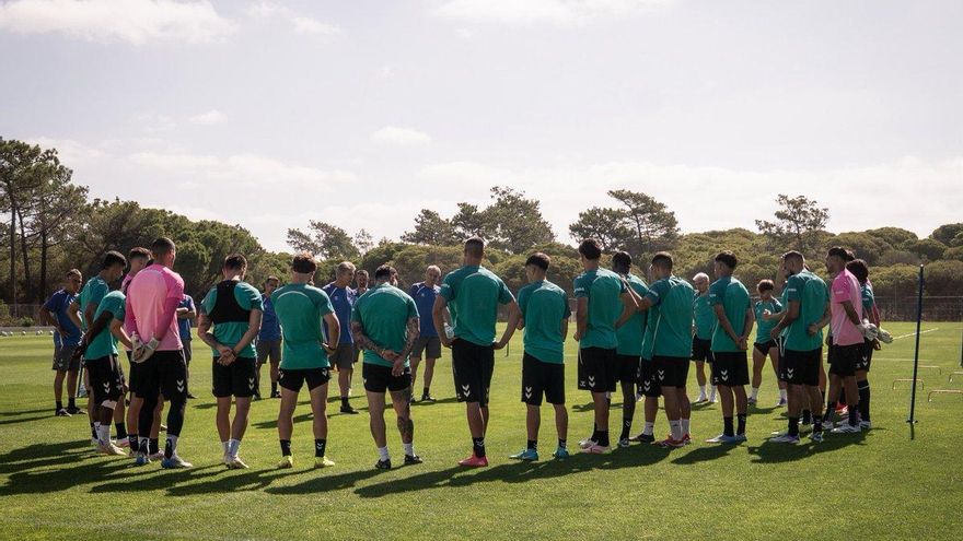 Primer entrenamiento de pretemporada del Real Betis Balompié