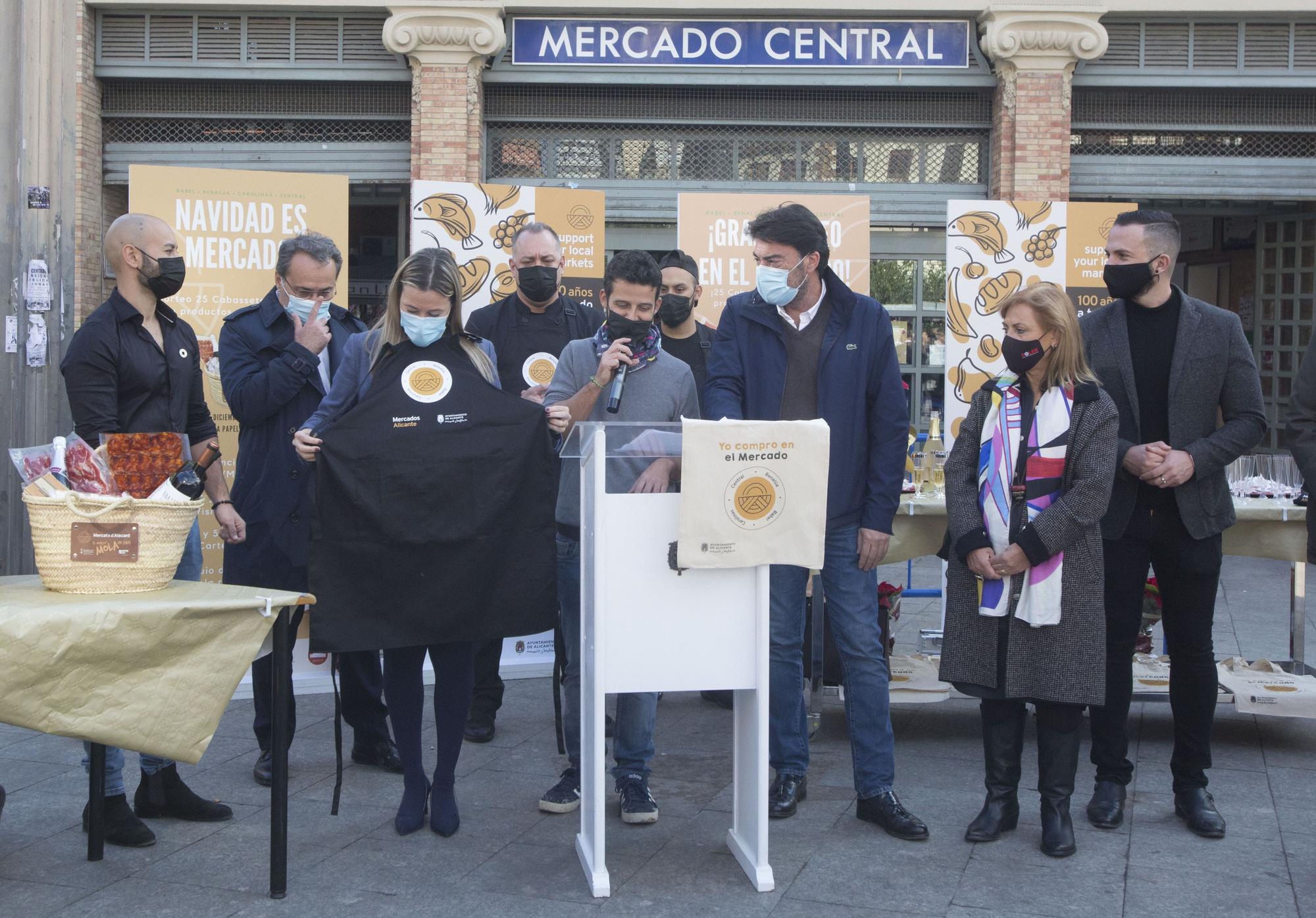 Brindis de Navidad de los mercados municipales