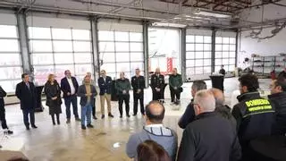 Miguel Ángel Morales ensalza a los bomberos de Cáceres: "Habéis trabajado a destajo"