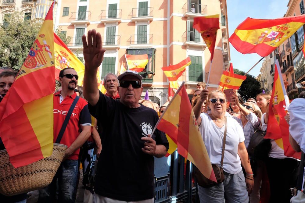 Concentración en Palma a favor de la unidad de España