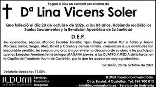 Dª Lina Vicens Soler