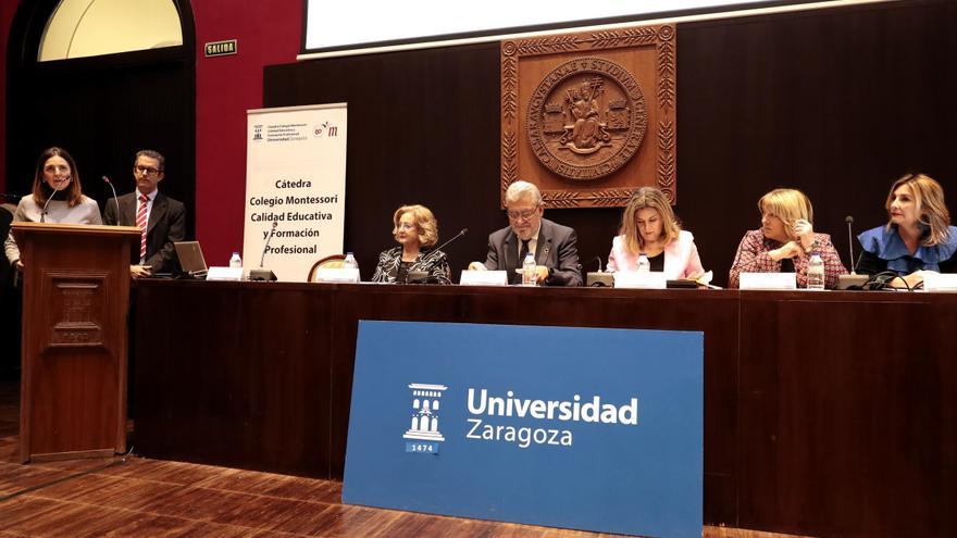 La Universidad de Zaragoza y el colegio Montessori presentan una cátedra para fomentar la Formación Profesional