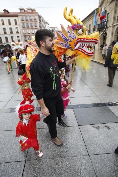 Celebración Año Nuevo chino en Avilés