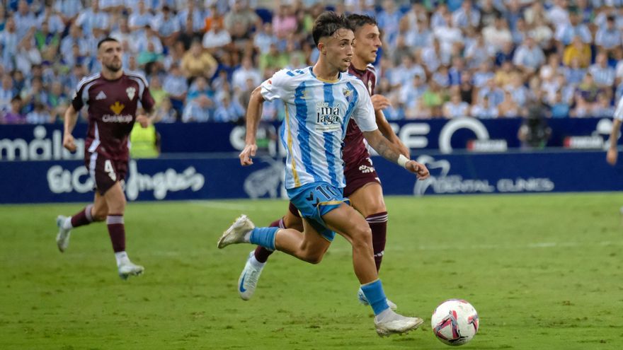 Larrubia también se suma a la enfermería del Málaga CF