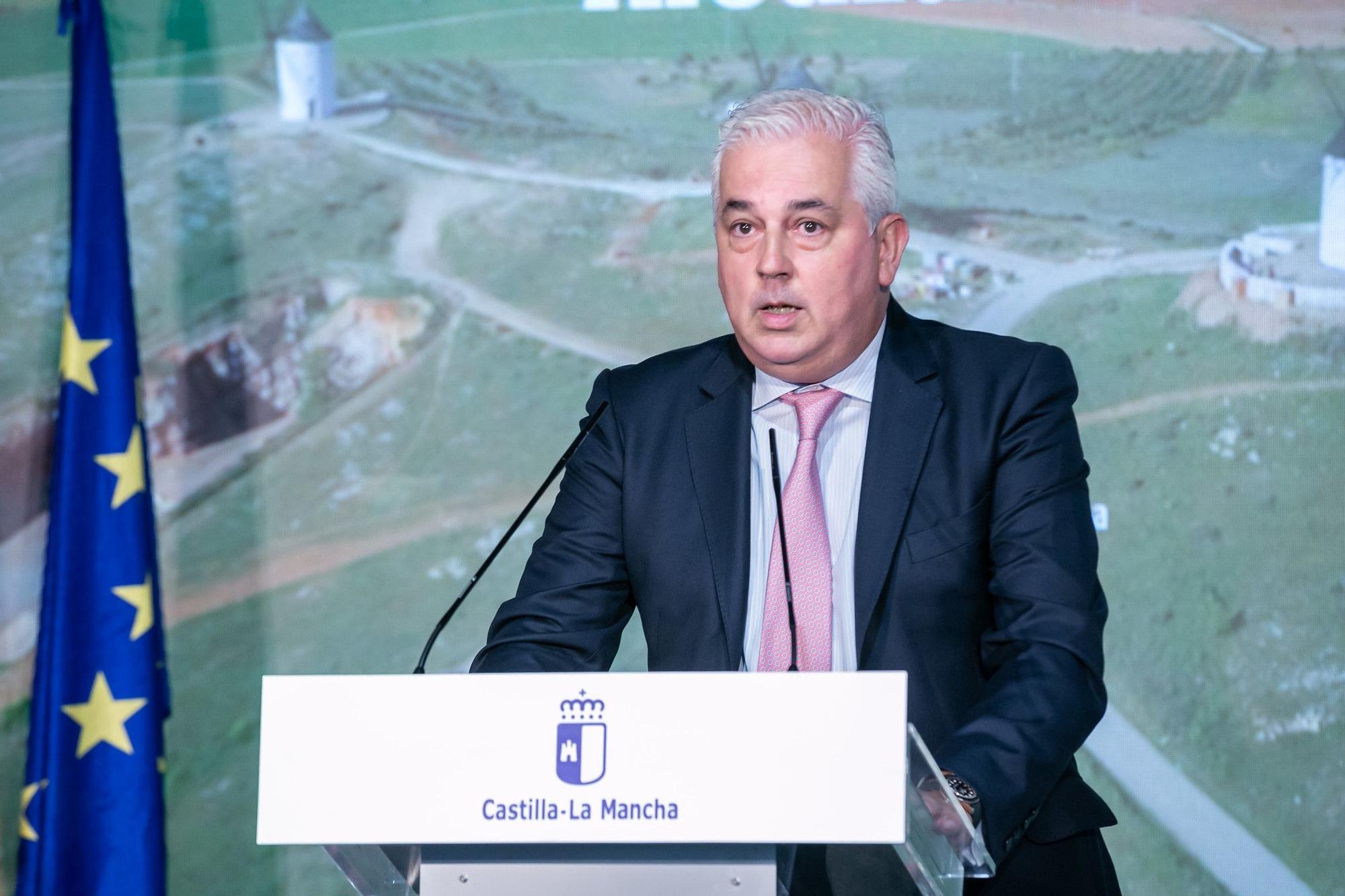 Javier Artiles, consejero delegado de Avericum en el acto inaugural de Alcázar de San Juan.