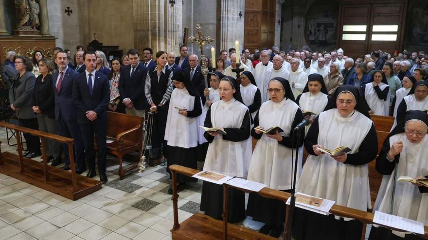 Un momento de la eucaristía presidida por el obispo de Mallorca Sebastià Taltavull.