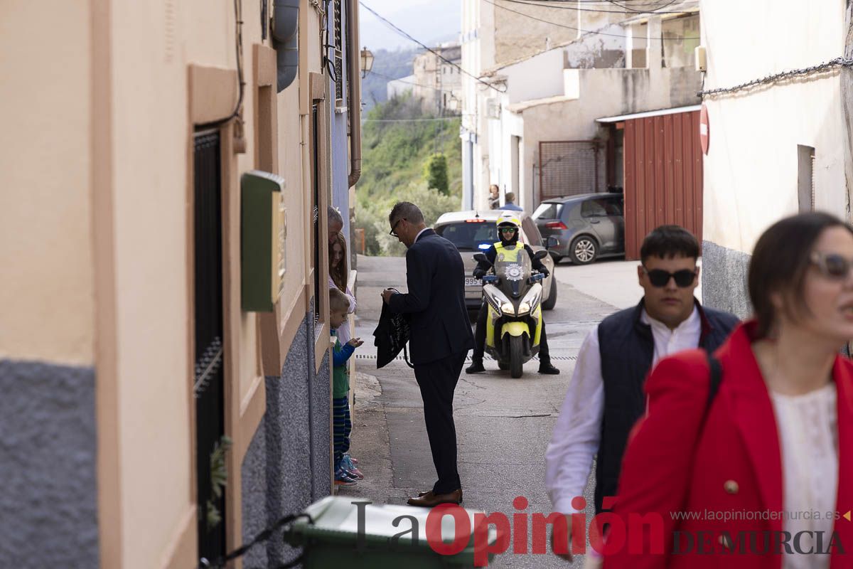 Corporación, Cofradía y Bandos realizan la 'Pedimenta' en Caravaca