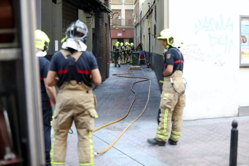 Incendio en el restaurante Albarracín