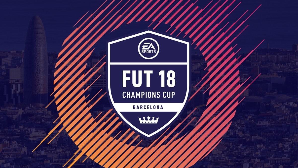 Cartel del FUT 18 Champions Cup Barcelona