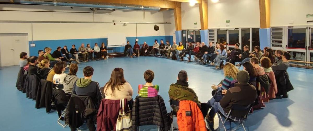 Unmoment de l'assemblea que es va celebrar a Manresa
