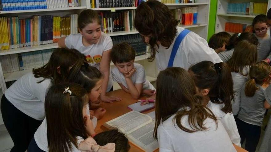El colegio de O Foxo celebra el Día del Libro con un juego para todas las edades